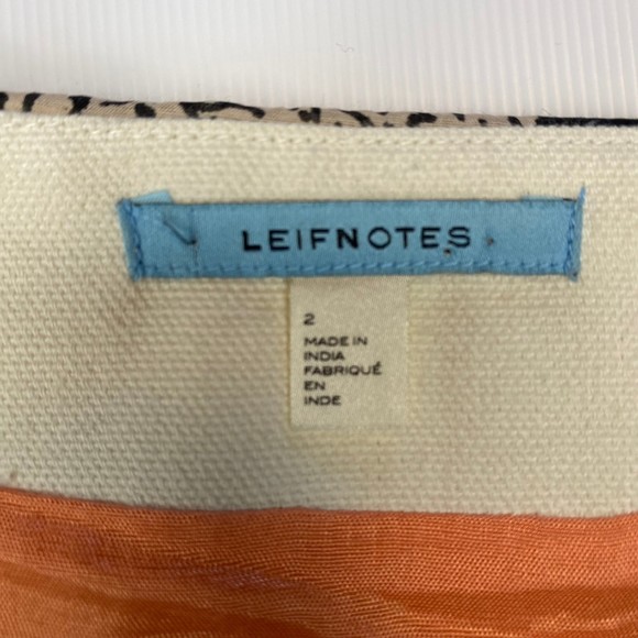 ANTHROPOLOGIE LEIFNOTES woman's size 2 Brimming Borders embroidered beaded skirt - Picture 12 of 13